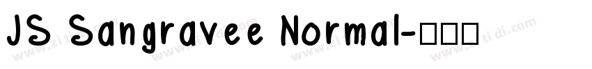 JS Sangravee Normal字体转换